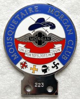 badge Morgan : Mousquetaire Morgan Club